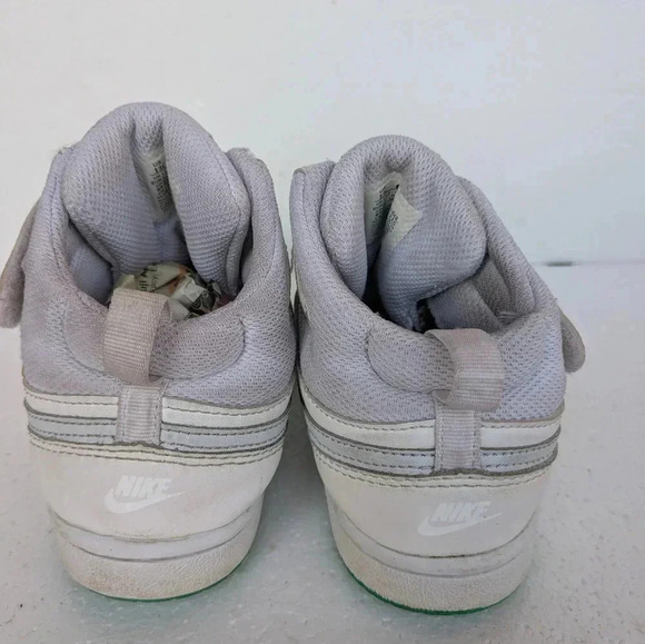 Nike Shoes Court Borough Mid 2 Pure Platinum Mint Sneakers SZ 13c (CD7783-011) - Picture 3 of 7